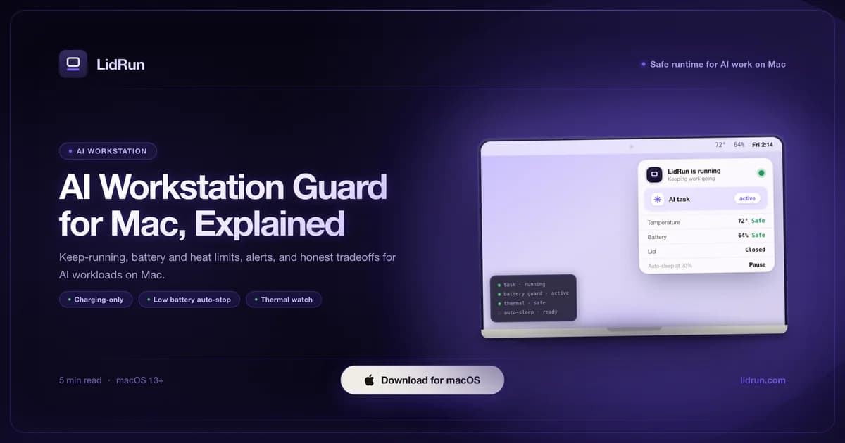 What an AI workstation guard actually does for your Mac
