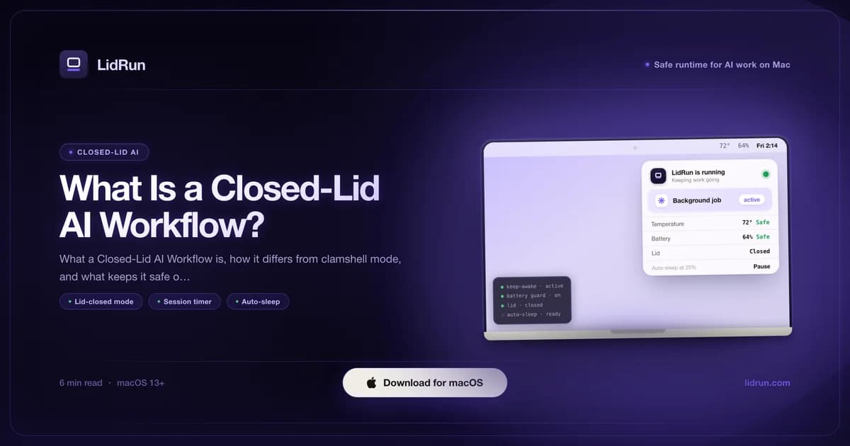 What is a Closed-Lid AI Workflow?
