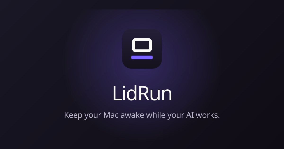 LidRun screenshot